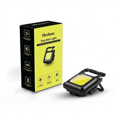 Breloc impermeabil cu lumină și deschizător de sticle